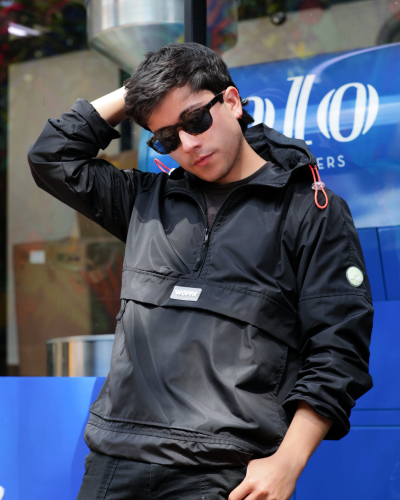 CHAQUETA TOTAL BLACK HOMBRE 🐈‍⬛